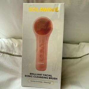 NIP Solawave Pink Sonic Cleansing Brush